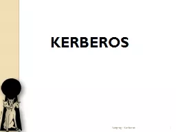 Netprog:  Kerberos