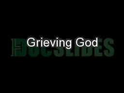 Grieving God