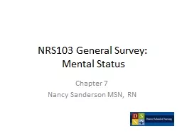 NRS103 General