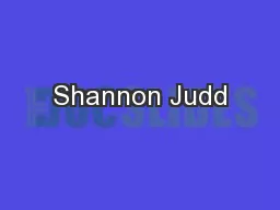 Shannon Judd