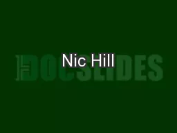 Nic Hill