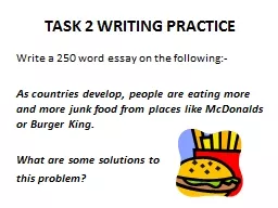 TASK 2 WRITING PRACTICE