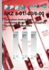 SKZ  EN Read and keep Operation Instructions Switching