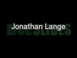 Jonathan Lange