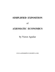 SIMPLIFIED EXPOSITION of AXIOMATIC ECONOMICS by Victor