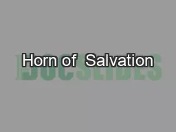 Horn of  Salvation