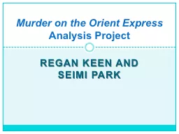 Regan Keen and Seimi Park