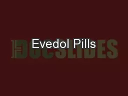 Evedol Pills