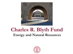 Charles R. Blyth Fund