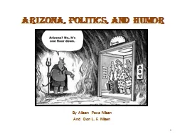 Arizona, POLITICS, AND  HUMOR