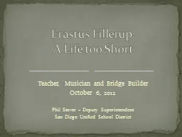 Teacher, Musician and Bridge Builder