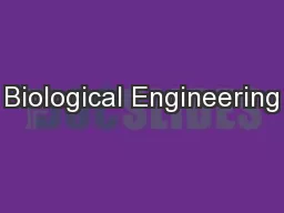 Biological Engineering