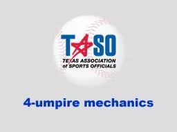 4-umpire mechanics