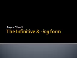 The Infinitive &