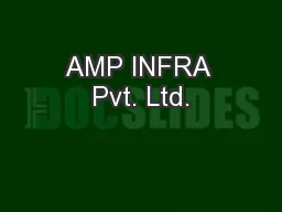 AMP INFRA Pvt. Ltd.