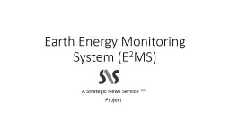 Earth Energy Monitoring System (E