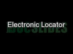 Electronic Locator