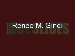 Renee M. Gindi