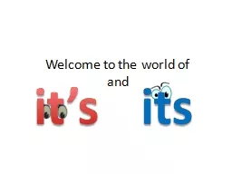 Welcome to the world of