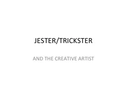JESTER/TRICKSTER
