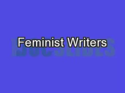 Feminist Writers