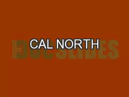 CAL NORTH