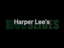 Harper Lee’s