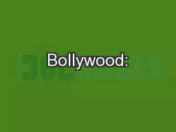 Bollywood:
