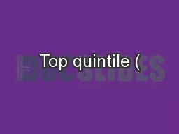 Top quintile (