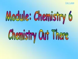 Module: Chemistry 6