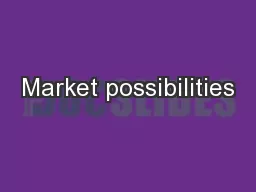Market possibilities