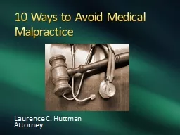 10 Ways to Avoid Medical Malpractice