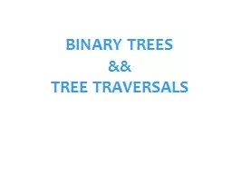 BINARY TREES