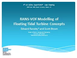 RANS-VOF Modelling of
