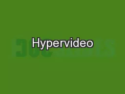 Hypervideo