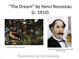 “The Dream” by Henri Rousseau (c. 1910)