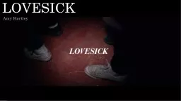 LOVESICK
