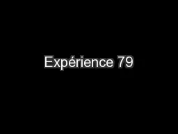 Expérience 79