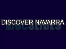 DISCOVER NAVARRA