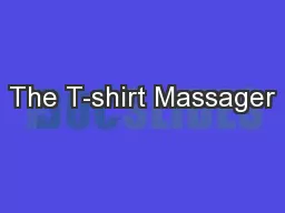 The T-shirt Massager