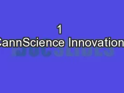 1 CannScience Innovations