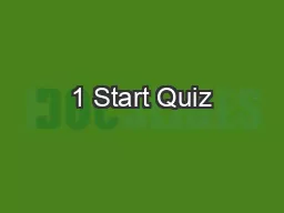1 Start Quiz