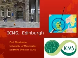 ICMS, Edinburgh