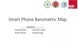 Smart Phone Barometric Map