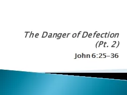 The Danger of Defection (Pt