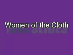 Women of the Cloth