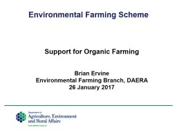 Environmental Farming Scheme