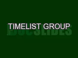 TIMELIST GROUP