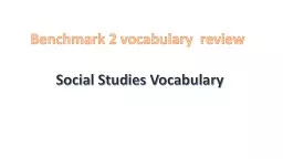Benchmark 2 vocabulary  review