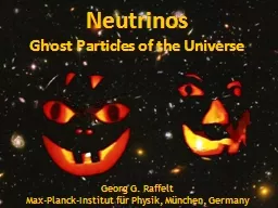 Neutrinos – Ghost Particles of the Universe